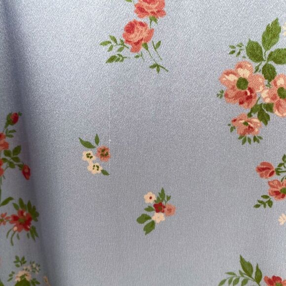 NWT Reformation Kaye Silk Midi Dress Melba Light Blue Size 16 Plus - Picture 11 of 16